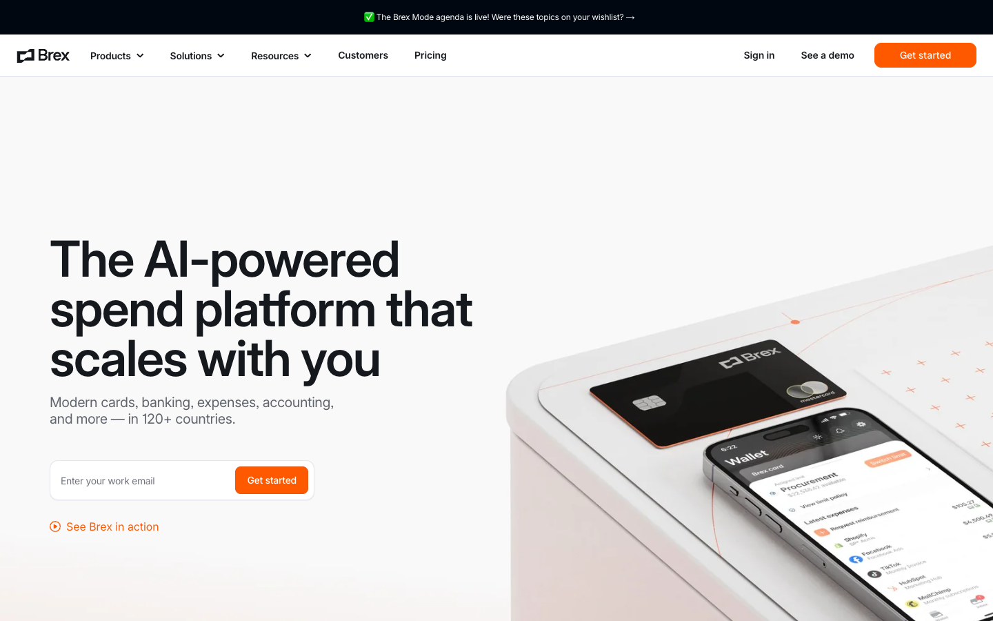 Brex — Headline Personalization After