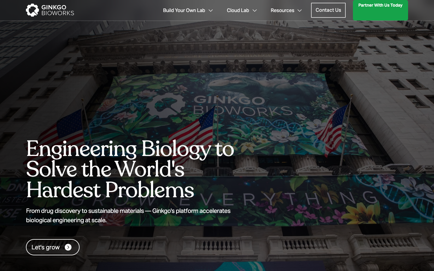 Ginkgo Bioworks — CTA Color Test After