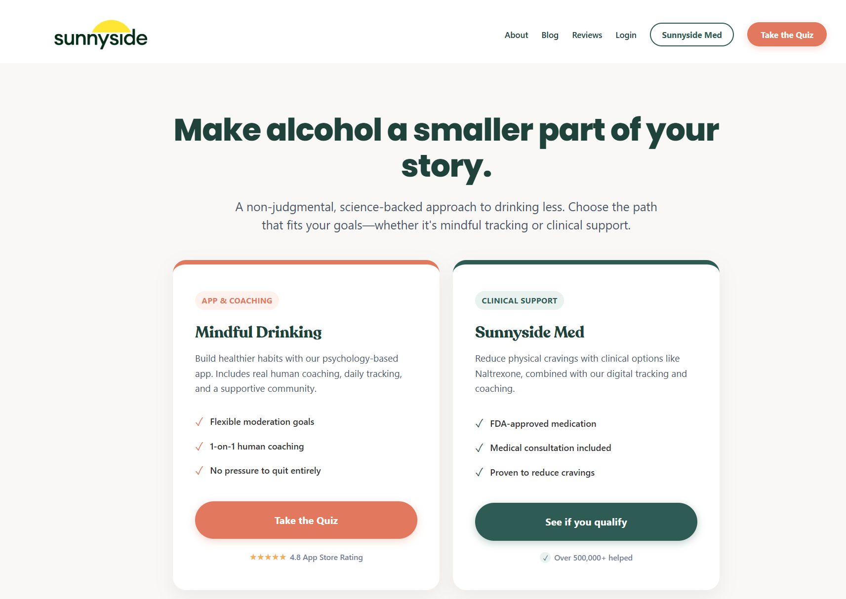 Sunnyside — Hero Layout Overhaul After